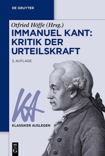 Cover image for Immanuel Kant: Kritik der Urteilskraft, isbn: 9783110780833