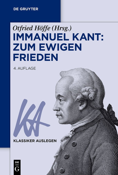 Cover image for Immanuel Kant: Zum ewigen Frieden, isbn: 9783110781076