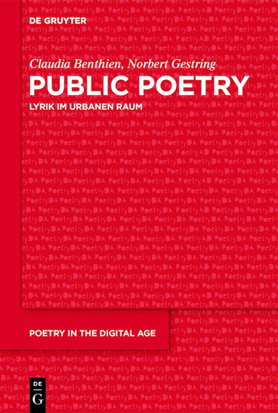 Cover image for Public Poetry, isbn: 9783110784596