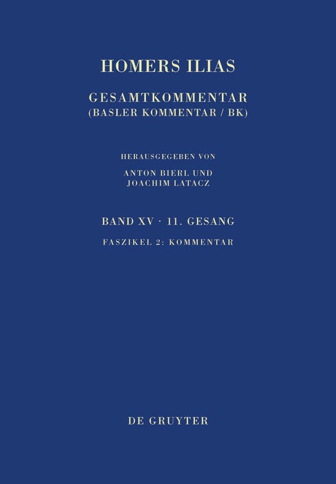 Cover image for Kommentar, isbn: 9783110784848