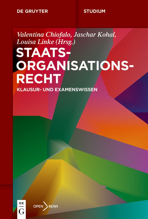 Cover image for Staatsorganisationsrecht, isbn: 9783110786903
