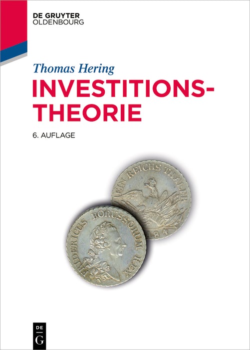 Cover image for Investitionstheorie, isbn: 9783110791990