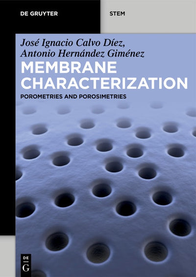 Cover image for Membrane Characterization, isbn: 9783110792188