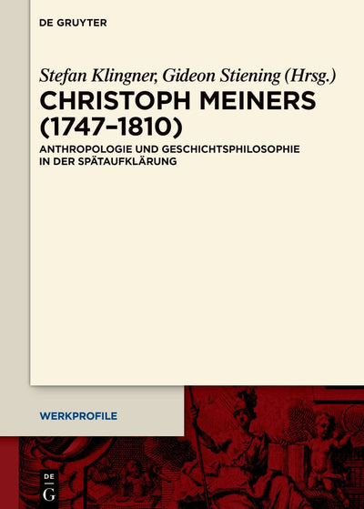 Cover image for Christoph Meiners (1747–1810), isbn: 9783110794823