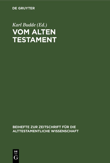 Vom Alten Testament
