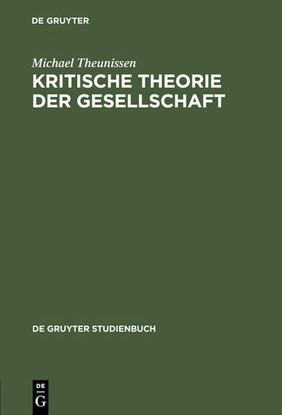 Kritische Theorie der Gesellschaft