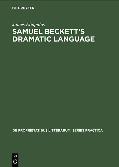 Samuel Beckett’s dramatic language