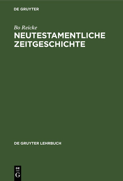 Neutestamentliche Zeitgeschichte