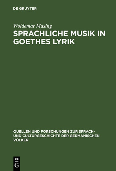Sprachliche Musik in Goethes Lyrik