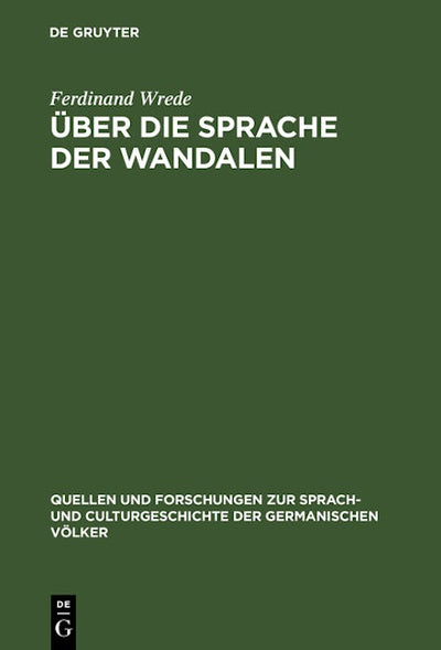 Über die Sprache der Wandalen
