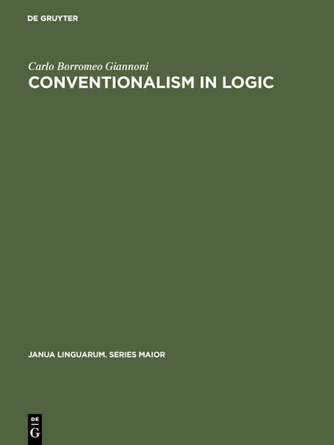 Conventionalism in logic