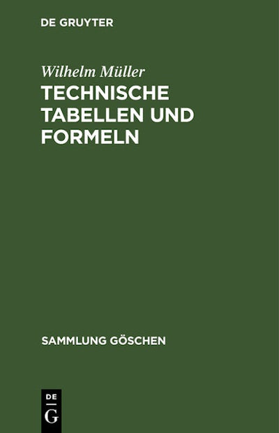 Technische Tabellen und Formeln