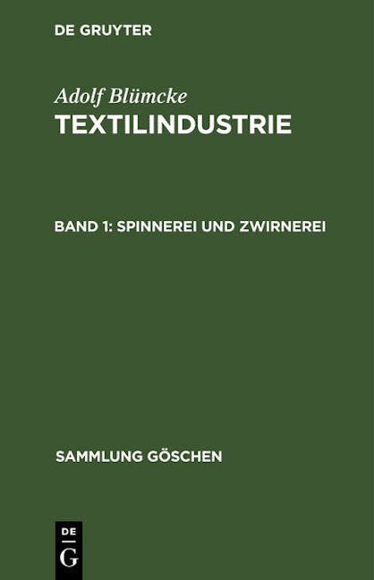 Spinnerei und Zwirnerei