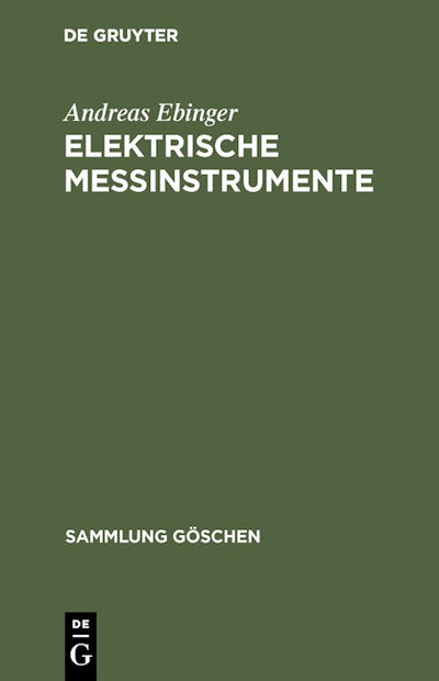 Elektrische Meßinstrumente