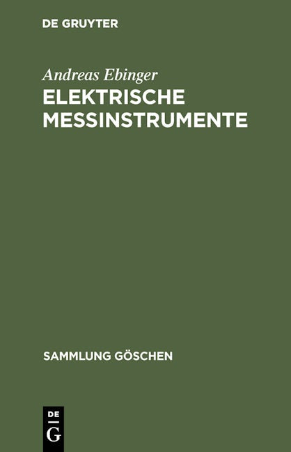 Elektrische Meßinstrumente