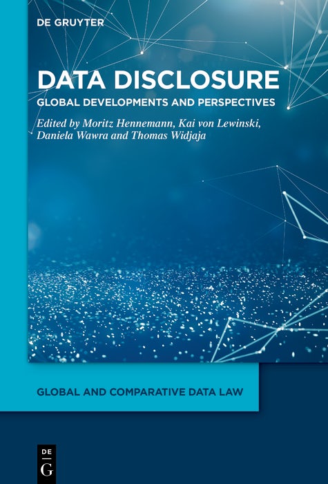 Cover image for Data Disclosure, isbn: 9783111009858
