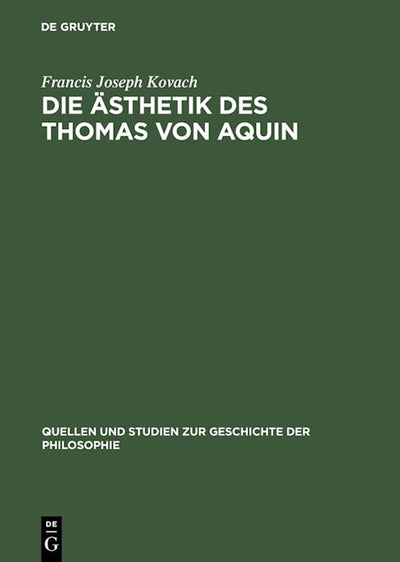 Die Ästhetik des Thomas von Aquin