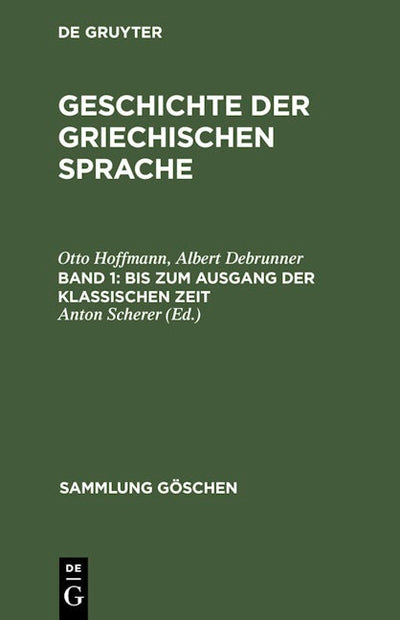 Bis zum Ausgang der klassischen Zeit