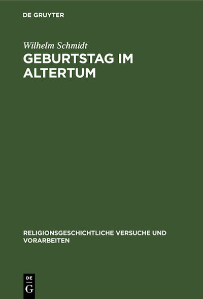 Geburtstag im Altertum