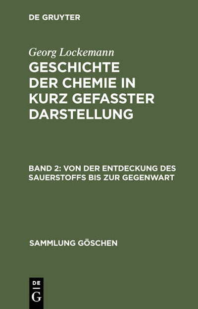 Von der Entdeckung des Sauerstoffs bis zur Gegenwart