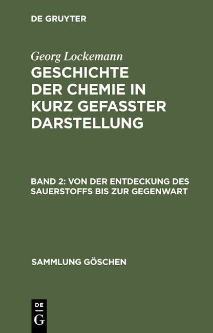 Von der Entdeckung des Sauerstoffs bis zur Gegenwart