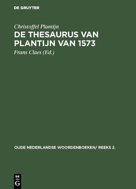 De thesaurus van Plantijn van 1573