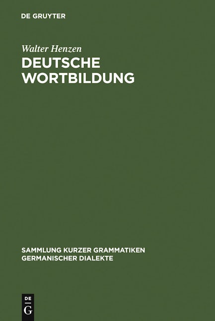 Deutsche Wortbildung