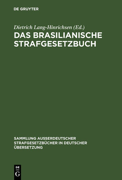 Das Brasilianische Strafgesetzbuch