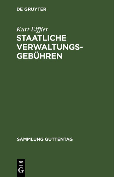 Staatliche Verwaltungsgebühren