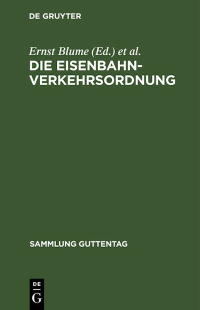 Die Eisenbahn-Verkehrsordnung