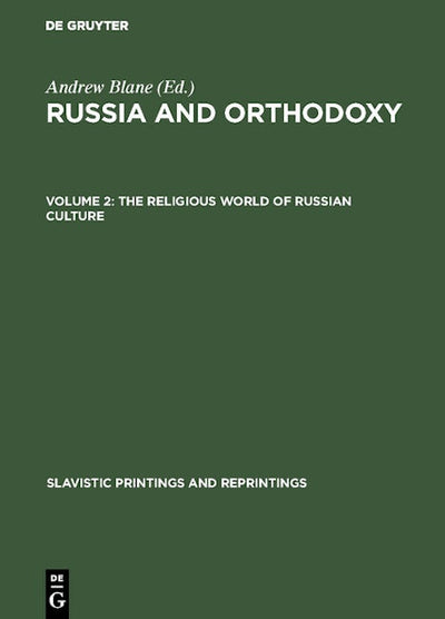The Religious world of Russian culture