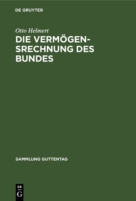 Die Vermögensrechnung des Bundes