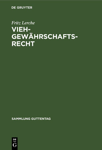 Viehgewährschaftsrecht