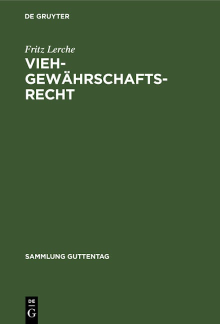 Viehgewährschaftsrecht