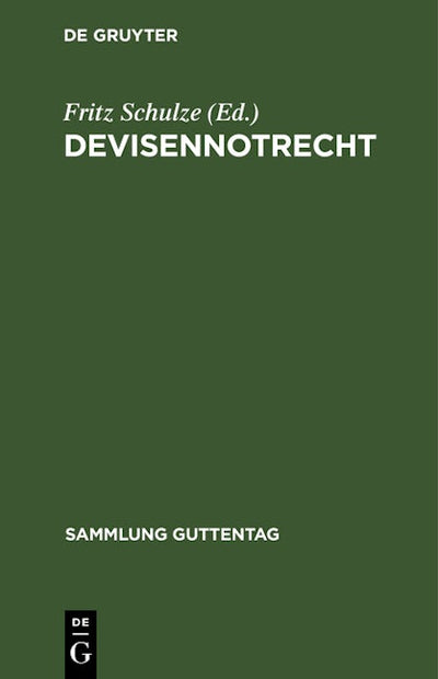 Devisennotrecht
