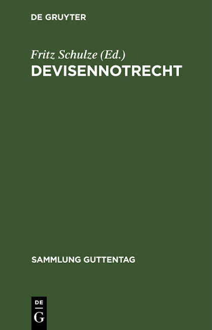 Devisennotrecht