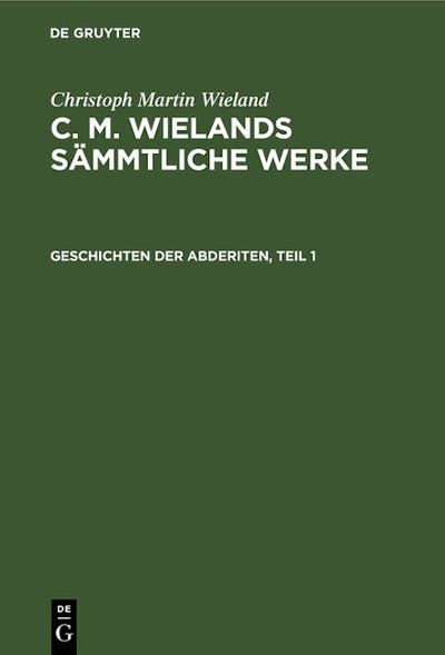 Geschichten der Abderiten, Teil 1