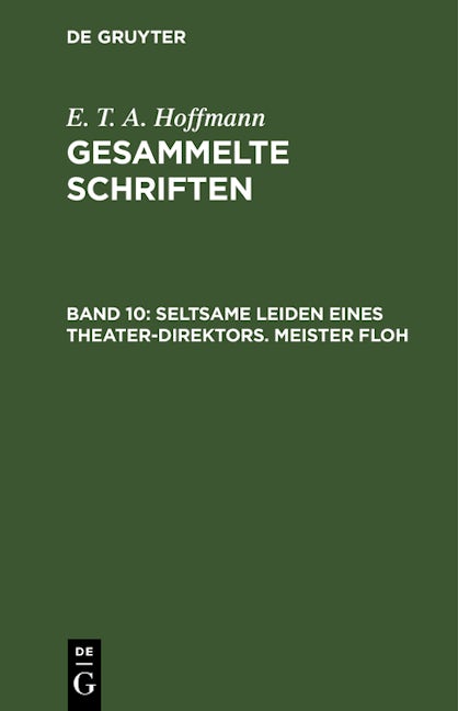 Seltsame Leiden eines Theater-Direktors. Meister Floh
