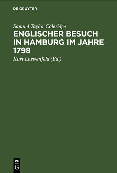 Englischer Besuch in Hamburg im Jahre 1798