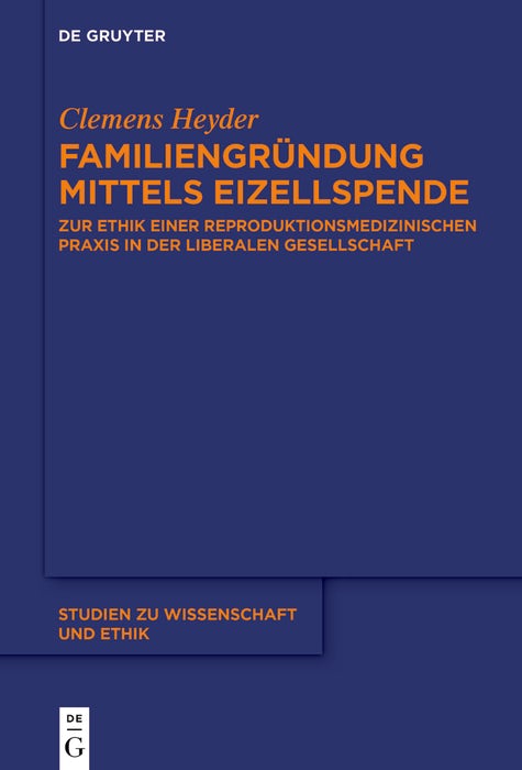 Cover image for Familiengründung mittels Eizellspende, isbn: 9783111041186