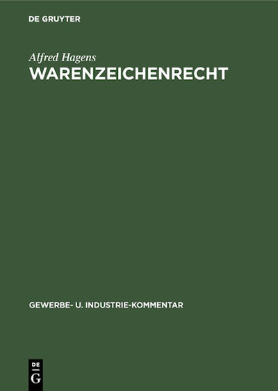 Warenzeichenrecht