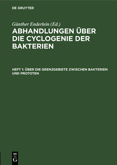 Über die Grenzgebiete zwischen Bakterien und Prototen