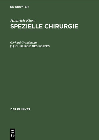 Chirurgie des Kopfes