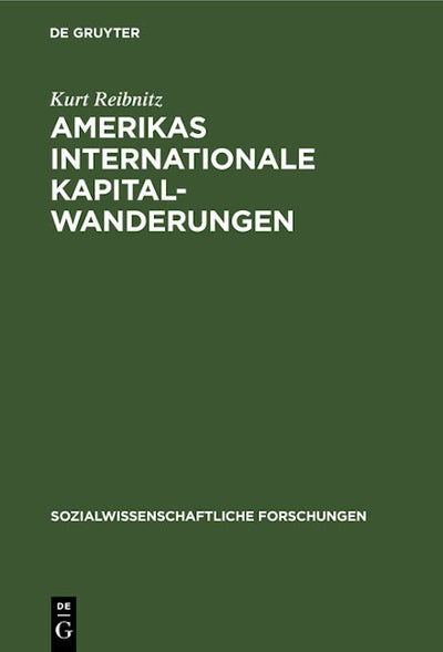 Amerikas internationale Kapitalwanderungen
