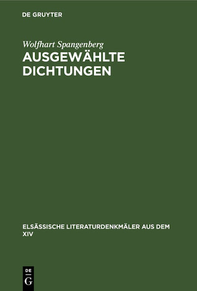 Ausgewählte Dichtungen