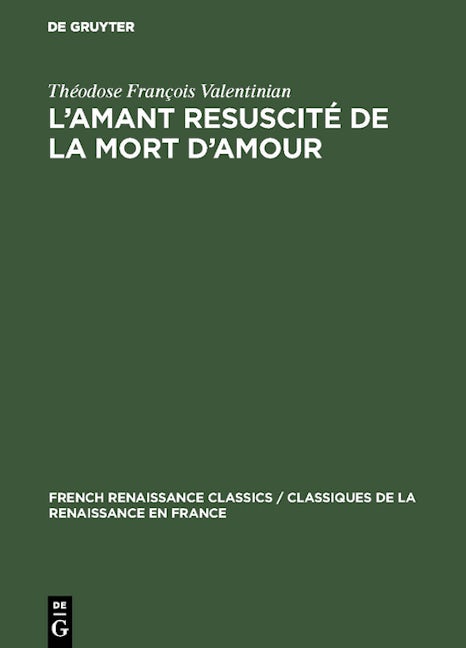 L’amant resuscité de la mort d’amour