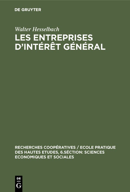 Les entreprises d’intérêt général