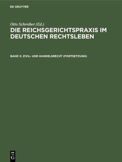 Zivil- und Handelsrecht (Fortsetzung)