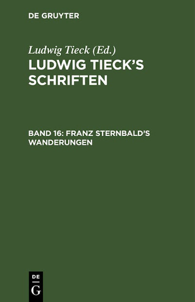 Franz Sternbald’s Wanderungen