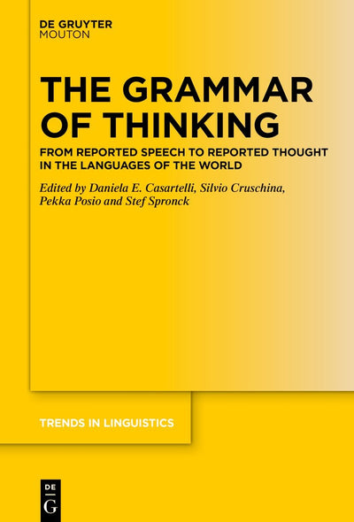 Cover image for The Grammar of Thinking, isbn: 9783111065502